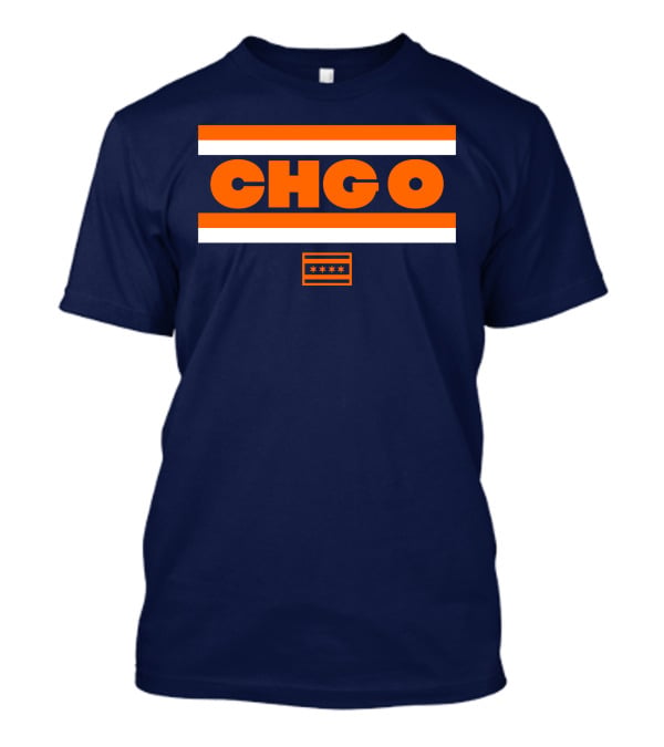 Chgo Bears Brenda Webber Chicago Stripes Stars T-Shirt