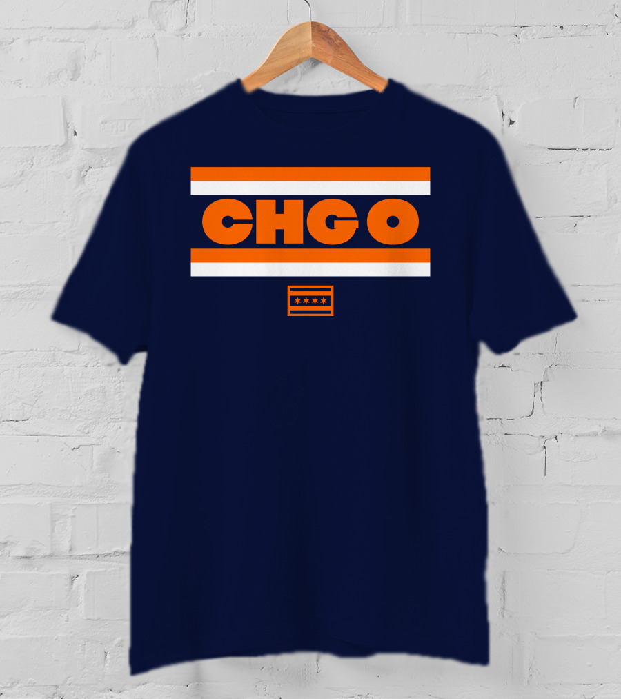 Chgo Bears Brenda Webber Chicago Stripes Stars T-Shirt
