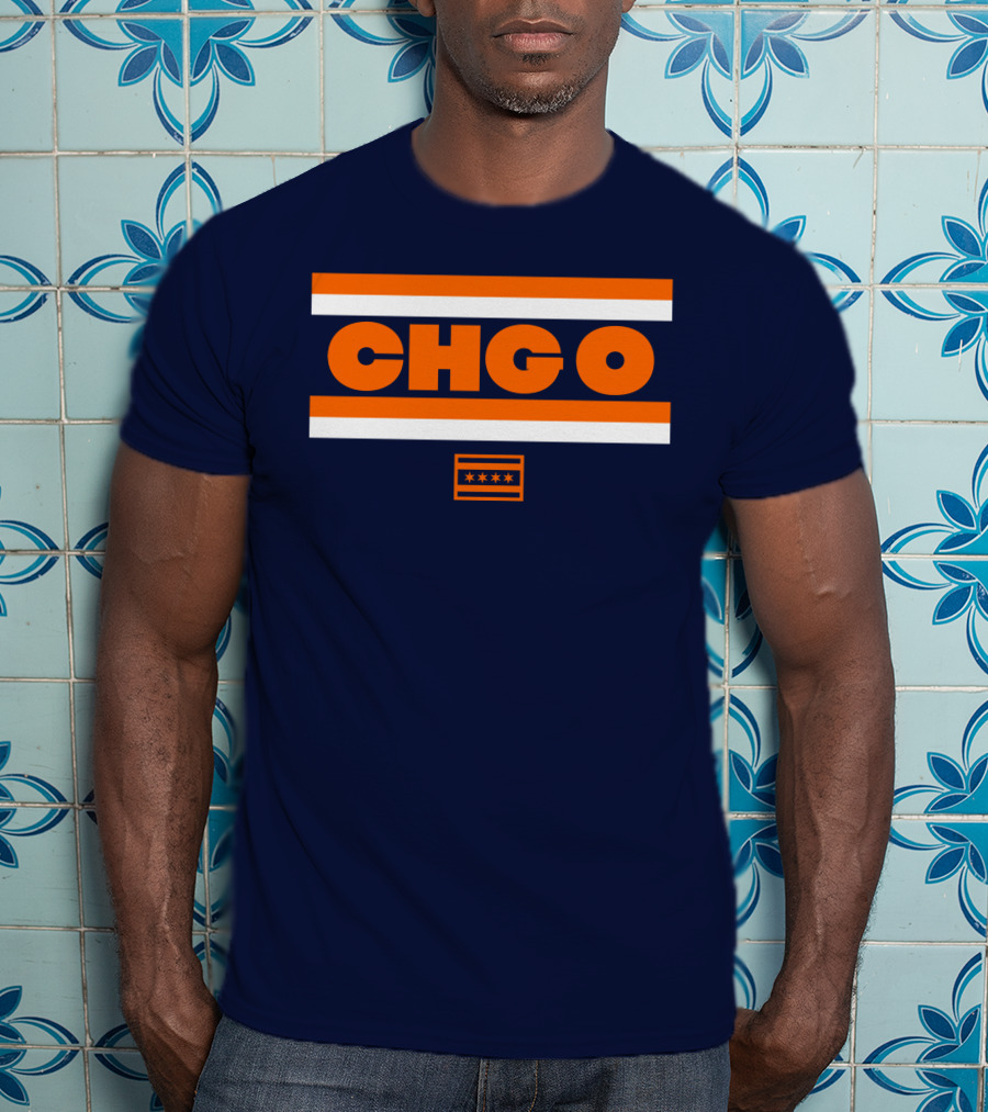 Chgo Bears Brenda Webber Chicago Stripes Stars T-Shirt