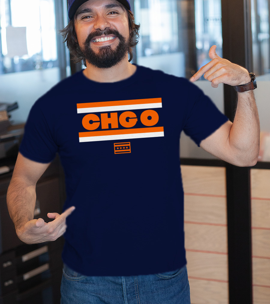 Chgo Bears Brenda Webber Chicago Stripes Stars T-Shirt