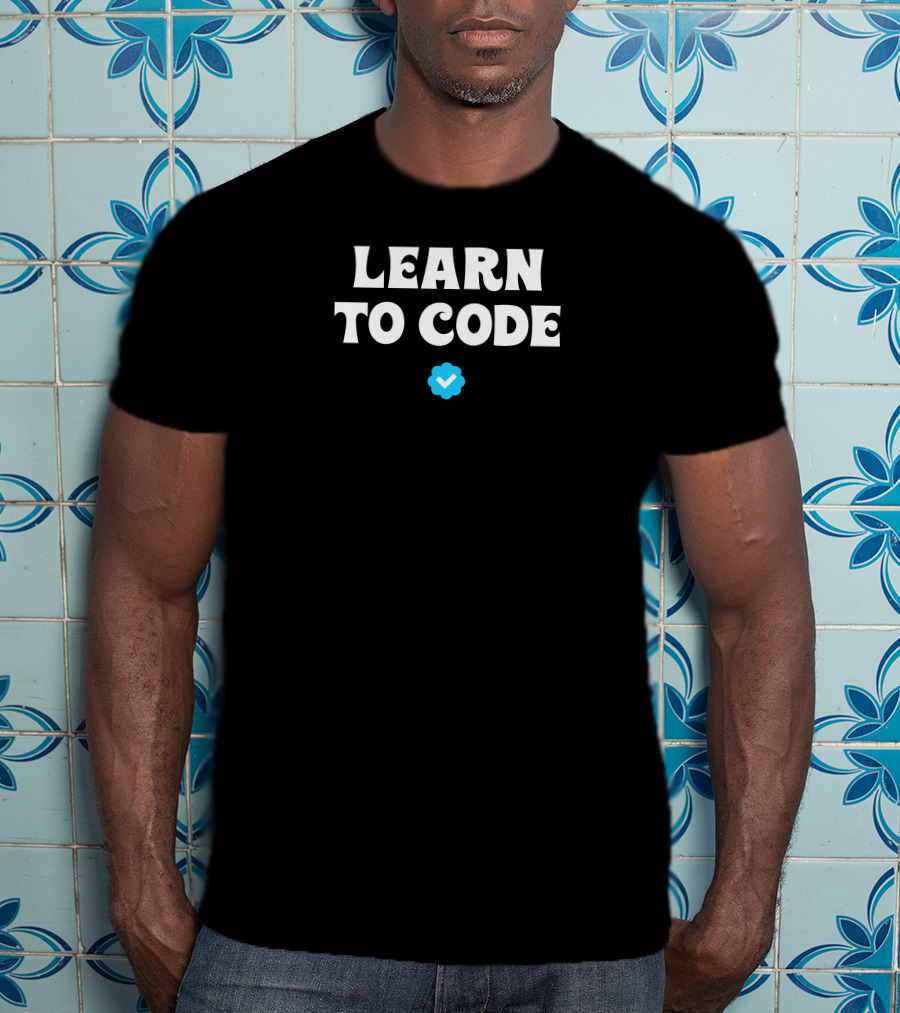 Learn To Code Verified Checkmark T-Shirt