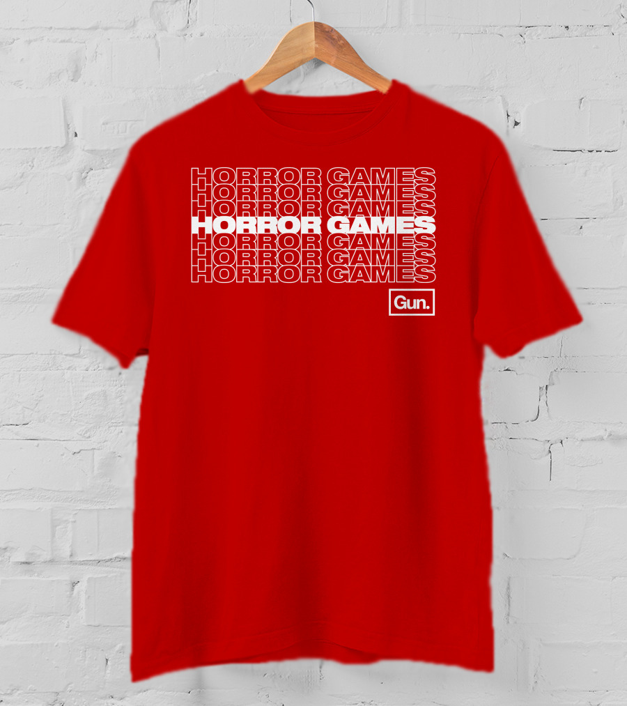Horror Games Gun Merch T-Shirt