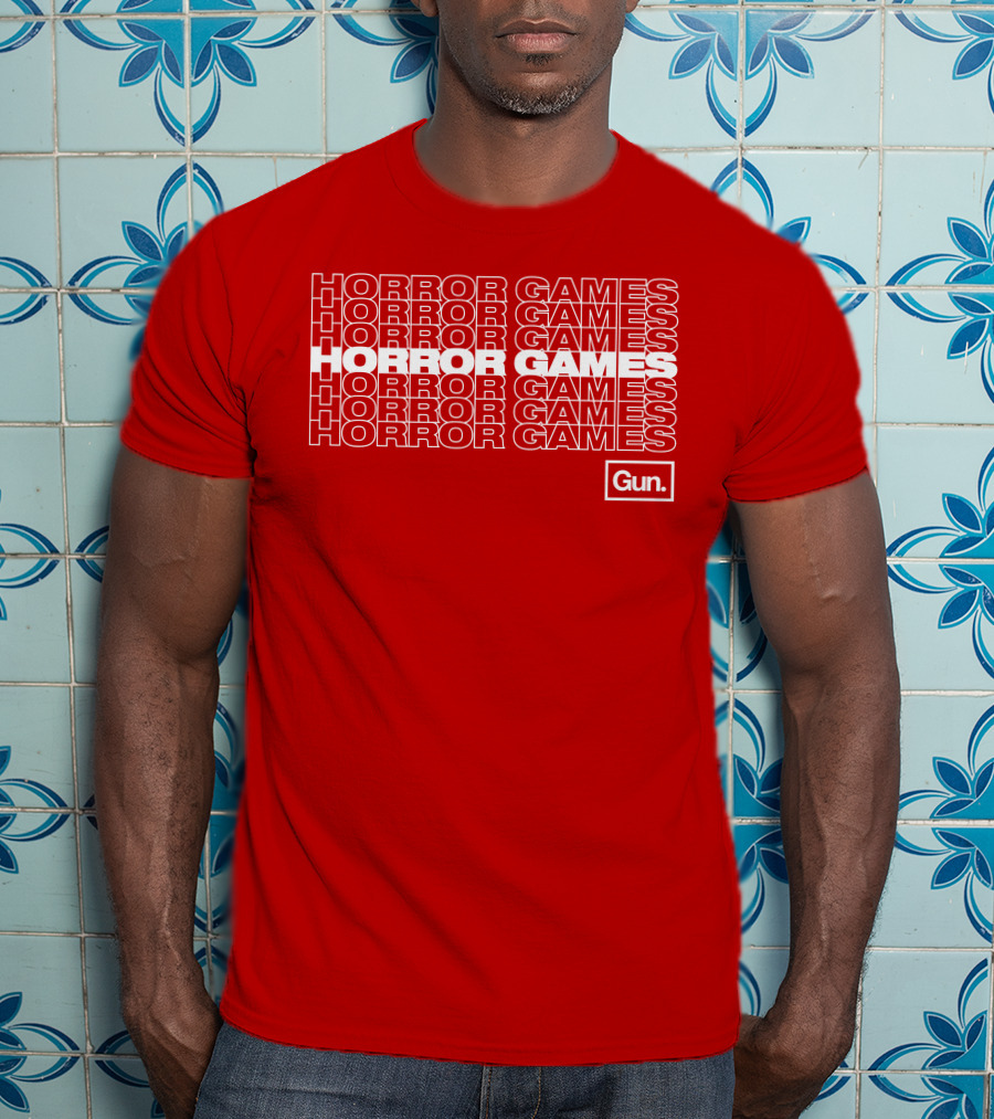 Horror Games Gun Merch T-Shirt
