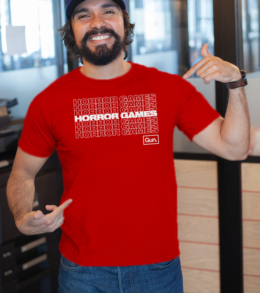 Horror Games Gun Merch T-Shirt