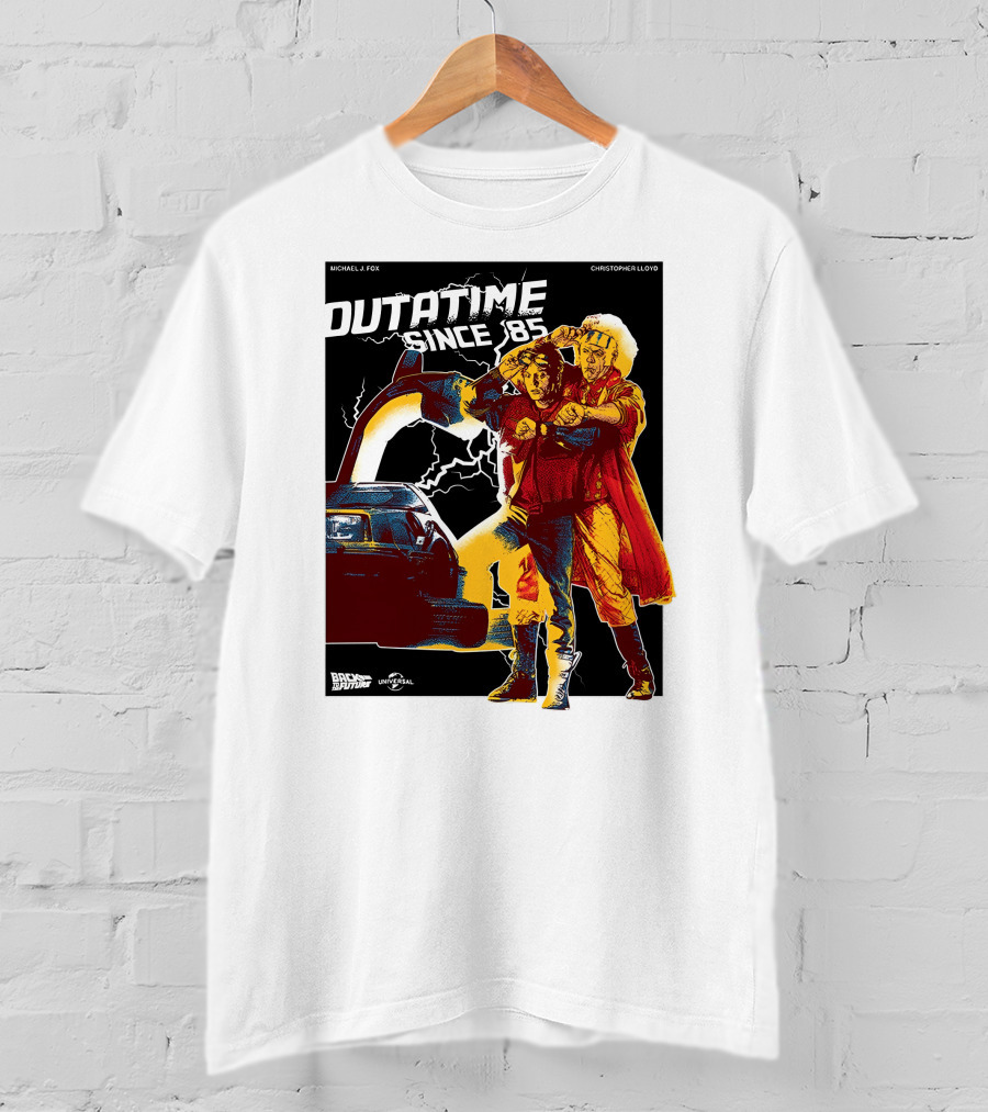 Outatime Since '85 Back To The Future Doc And Marty T-Shirt
