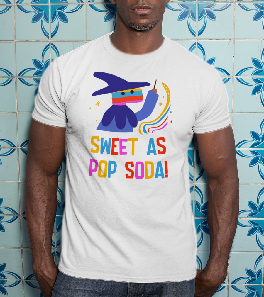 Bonte Avond Store Sweet As Pop Soda Colorful Wizard T-Shirt