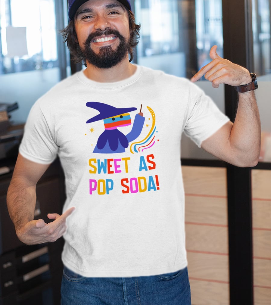 Bonte Avond Store Sweet As Pop Soda Colorful Wizard T-Shirt