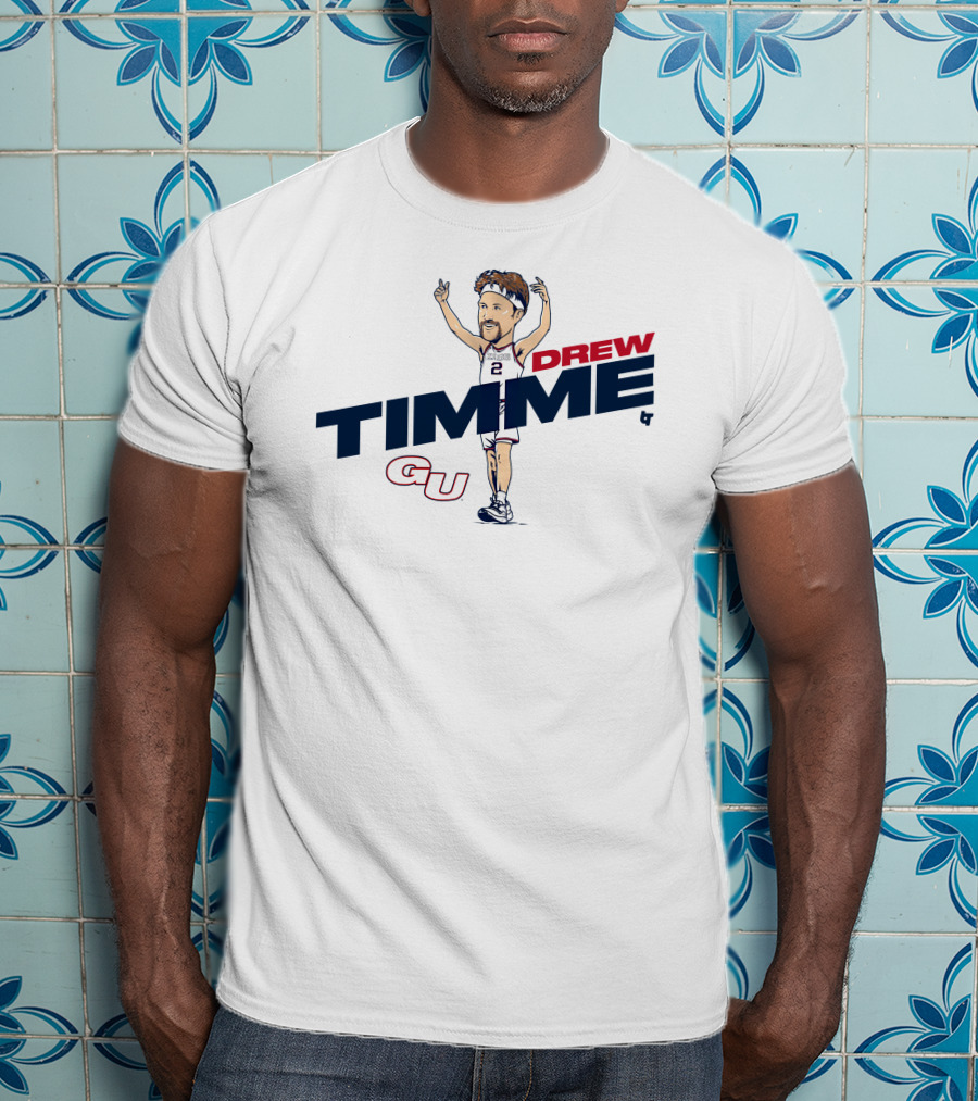 Drew Timme Gonzaga Basketball Caricature GU T-Shirt