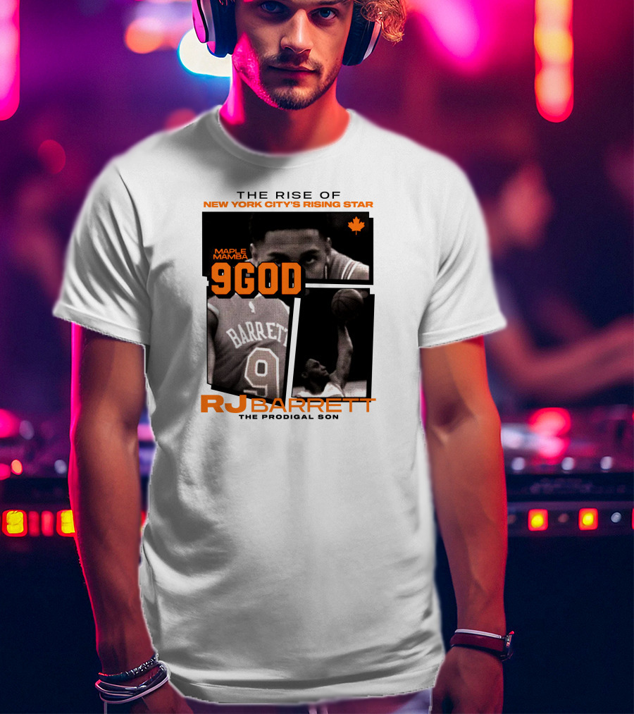 The Rise Of New York City's Rising Star Maple Mamba 9 God RJ Barrett The Prodigal Son T-Shirt