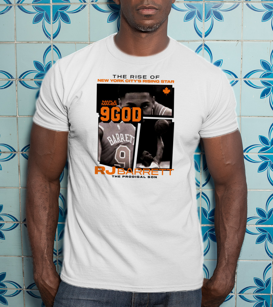 The Rise Of New York City's Rising Star Maple Mamba 9 God RJ Barrett The Prodigal Son T-Shirt