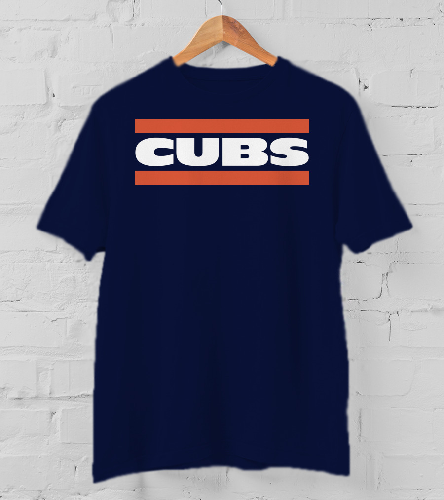 Obvious Cubs Vintage Style Navy Baseball Team Fan Gear T-Shirt
