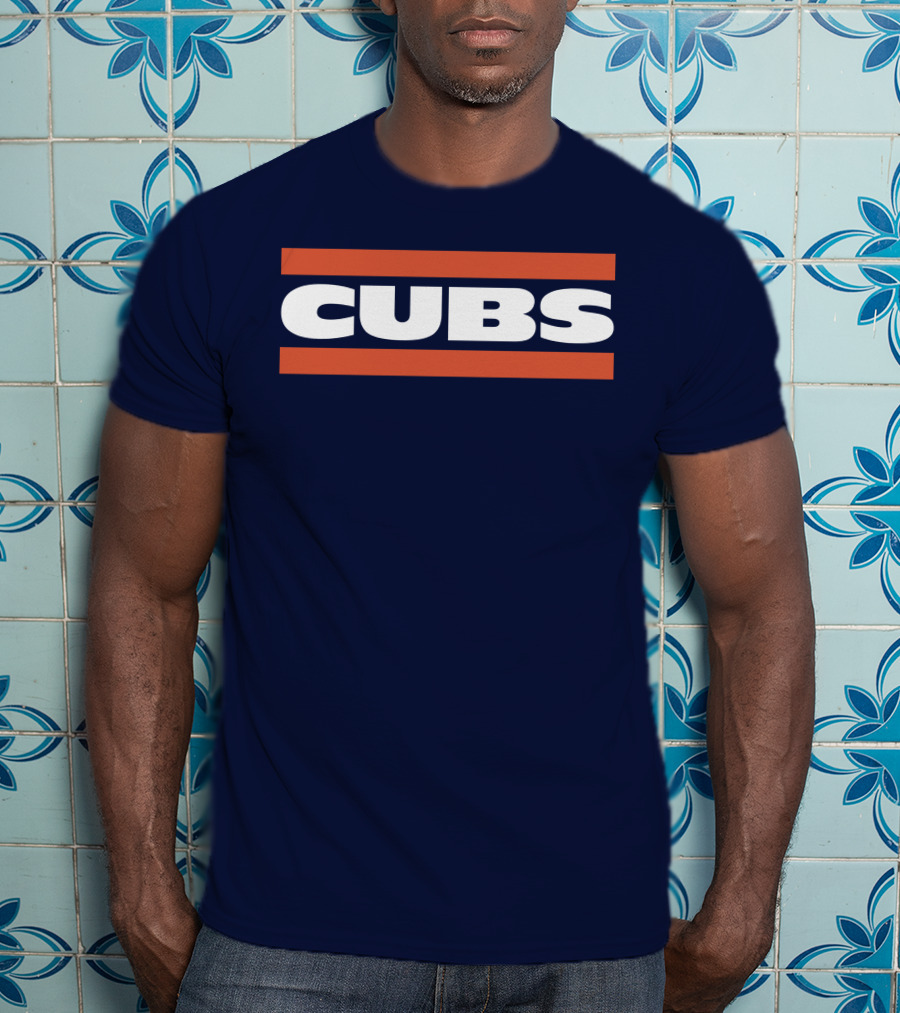 Obvious Cubs Vintage Style Navy Baseball Team Fan Gear T-Shirt