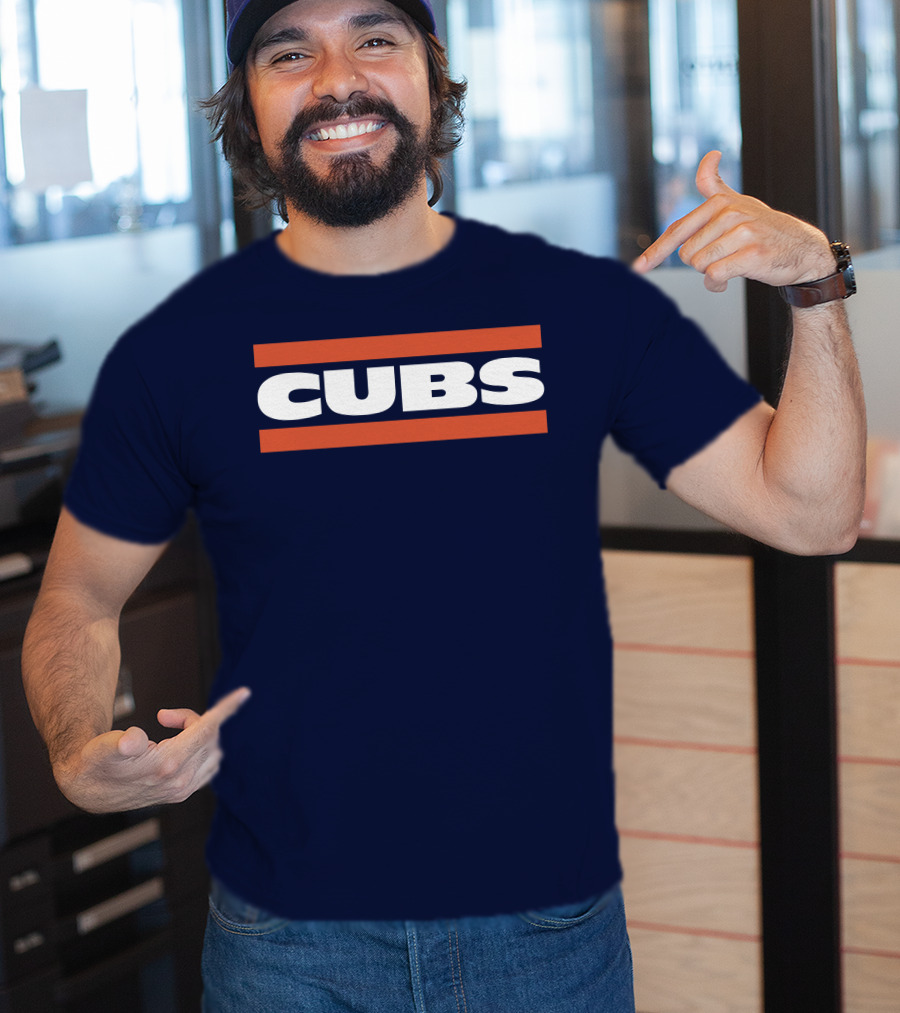 Obvious Cubs Vintage Style Navy Baseball Team Fan Gear T-Shirt