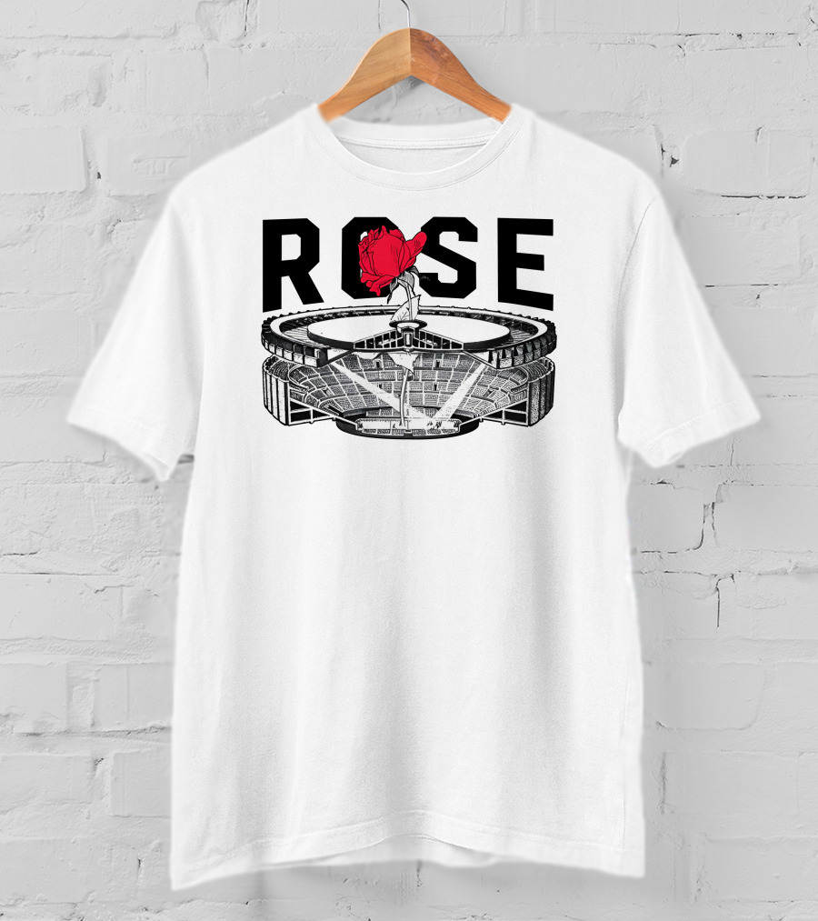Bigknickenergy Rose Stadium Graphic Garden T-Shirt