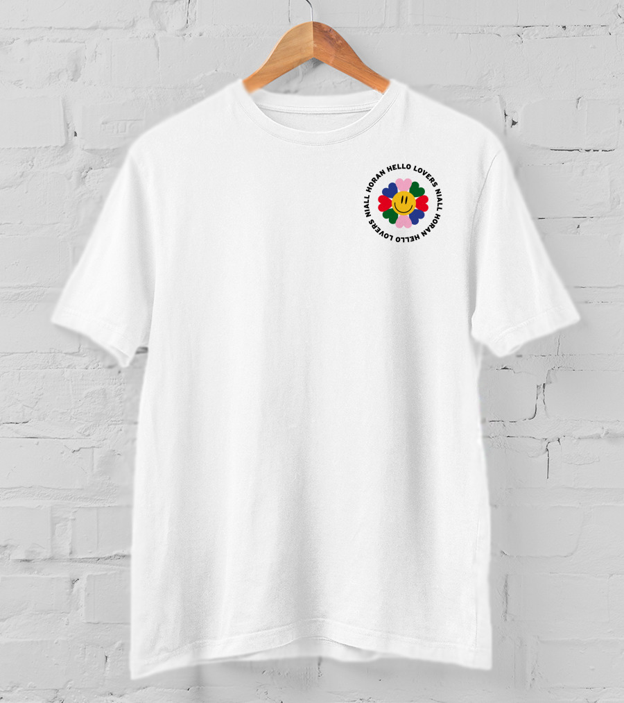 Lewis Capaldi Wearing Hello Lovers Niall Horan Smiley Flower T-Shirt