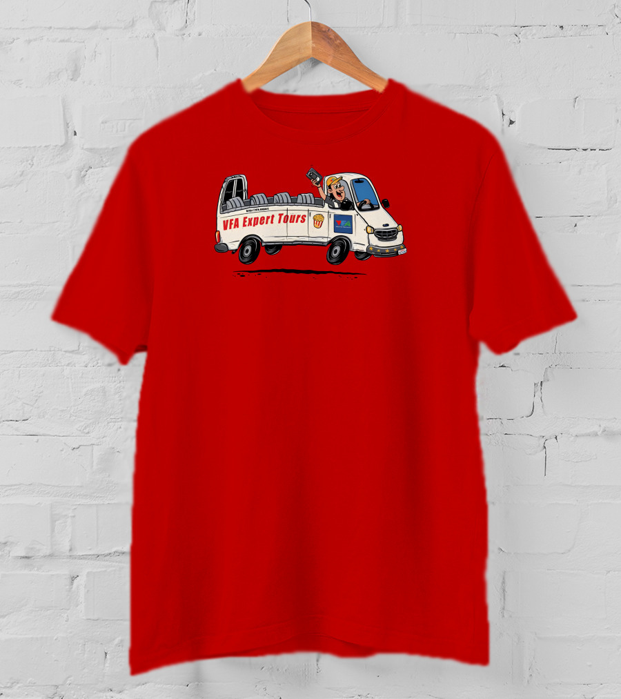 On Cinema VFA Expert Tours Van Adventures T-Shirt