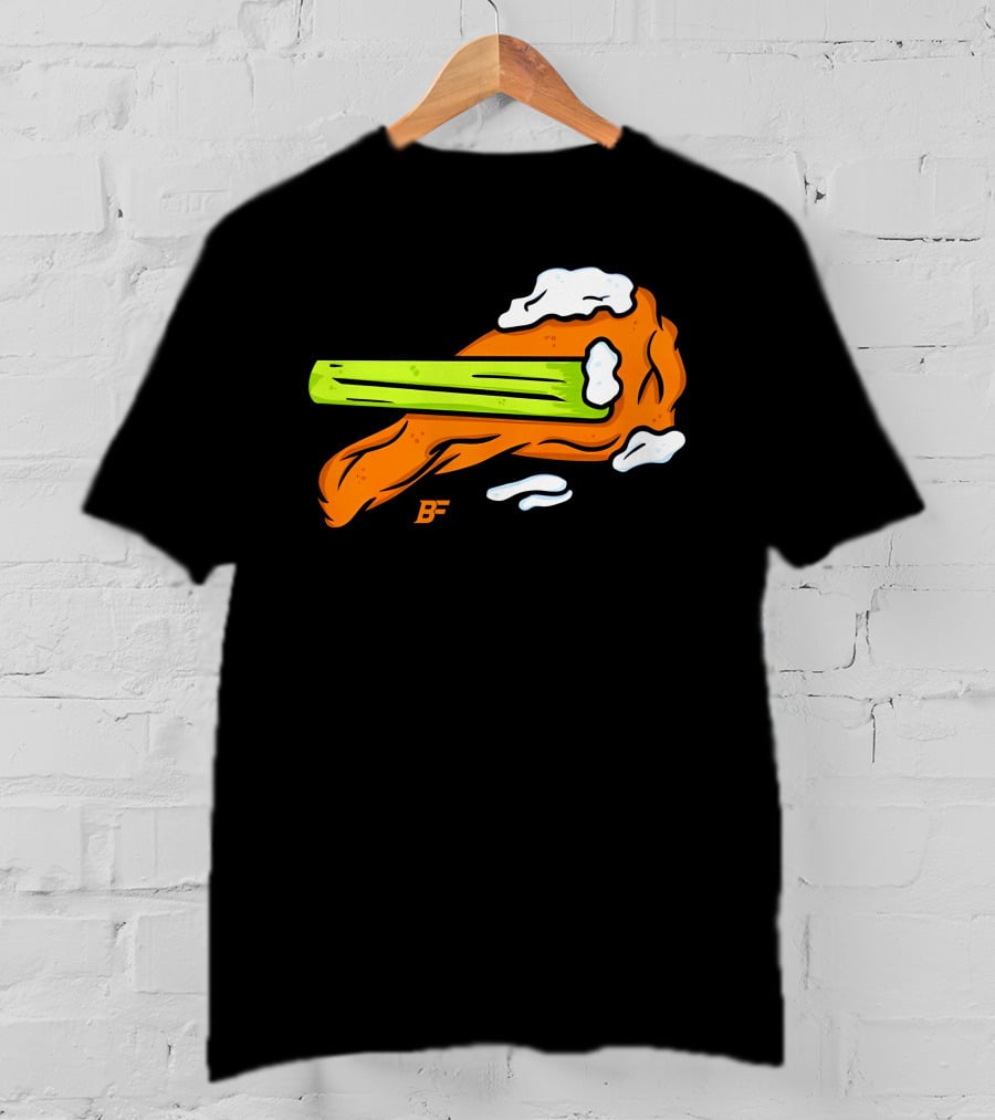 Buffalo Fanatics Wingsup Chicken Wing Celery #Wingsup T-Shirt