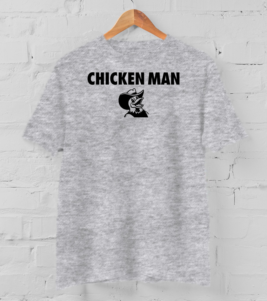 CHICKEN MAN Tydebo24 Cowboy Hat Rooster T-Shirt