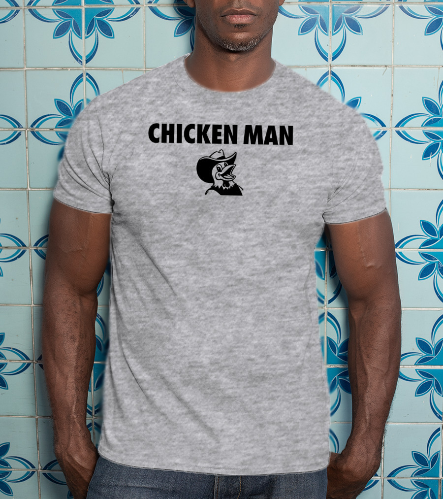 CHICKEN MAN Tydebo24 Cowboy Hat Rooster T-Shirt