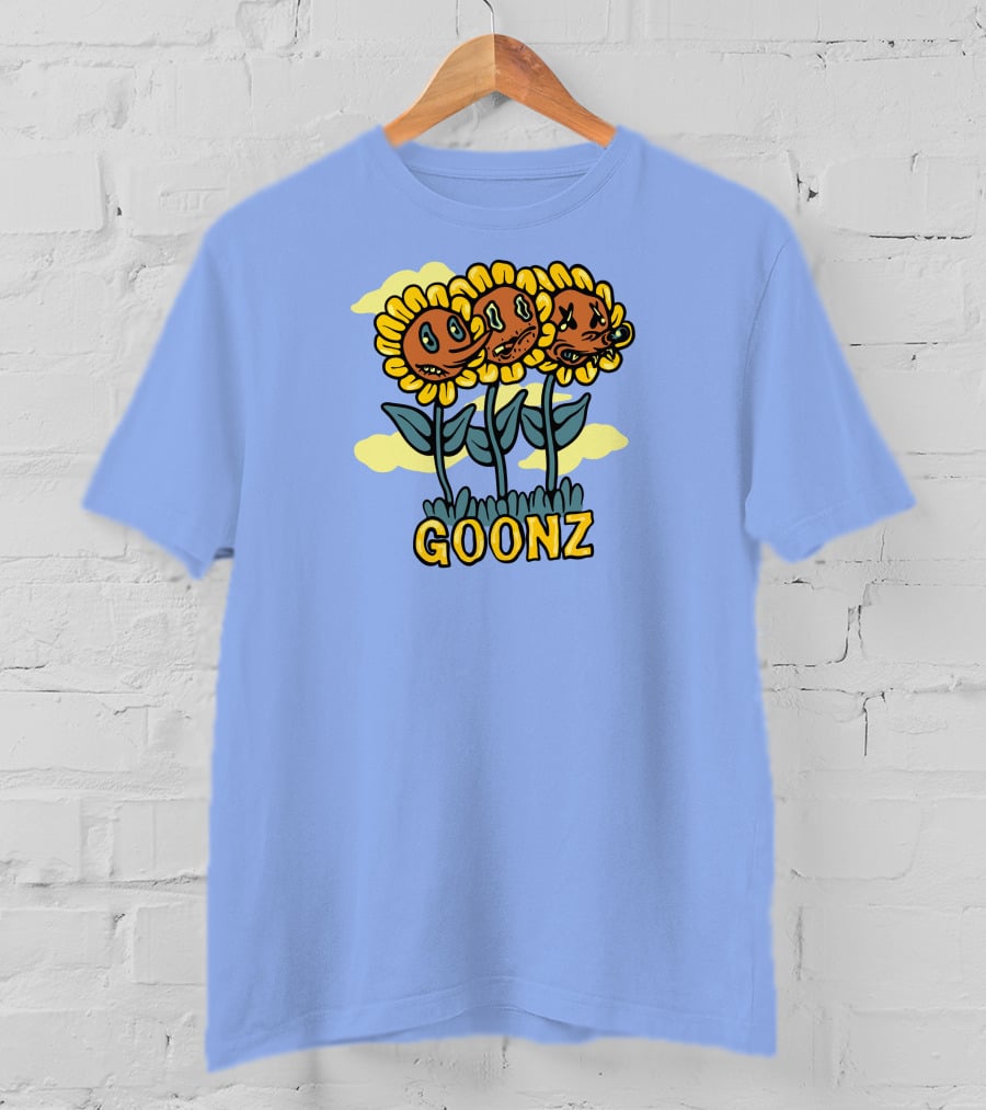 Cryptoon Goonz Flower Goonz Sunflower Faces T-Shirt