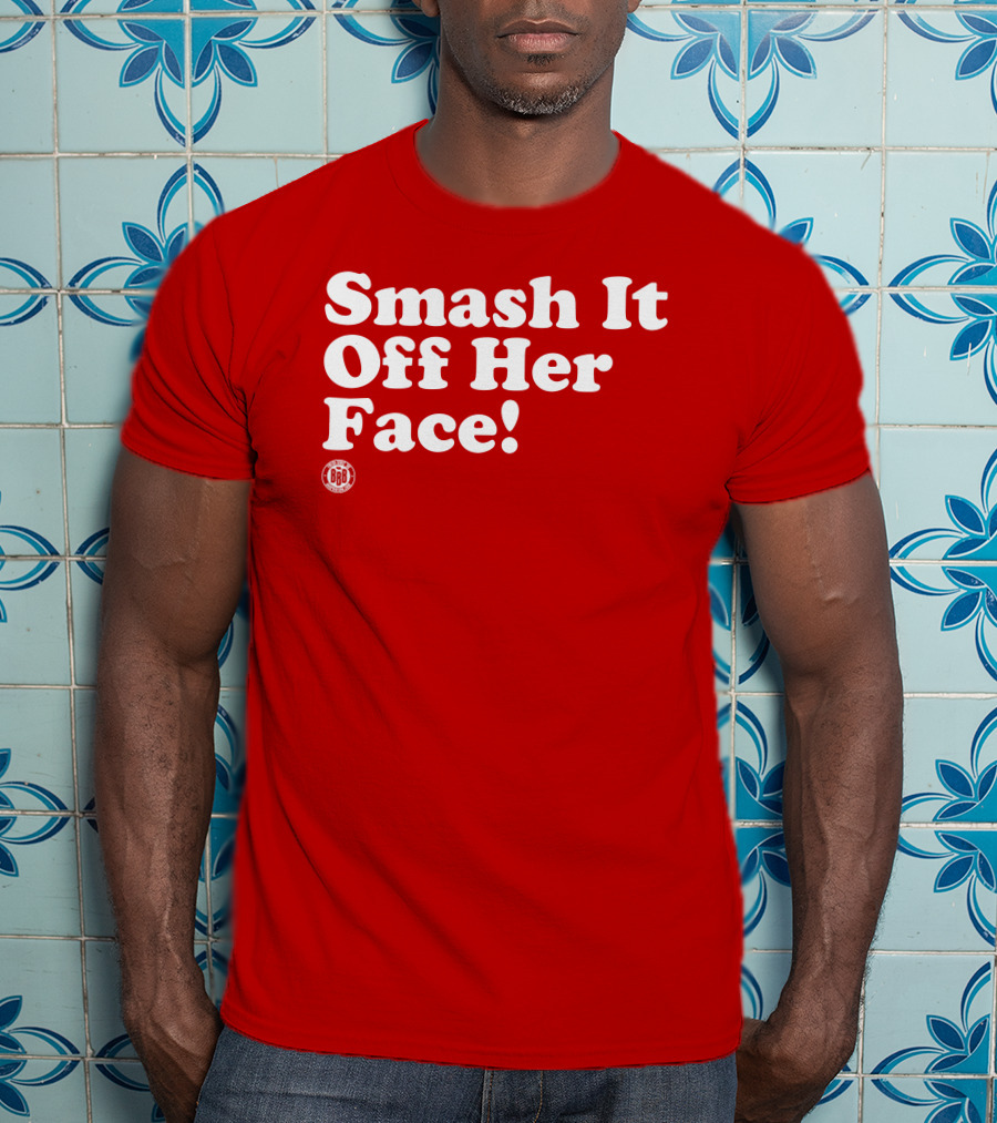 Triple B Smash It Off Her Face Red T-Shirt