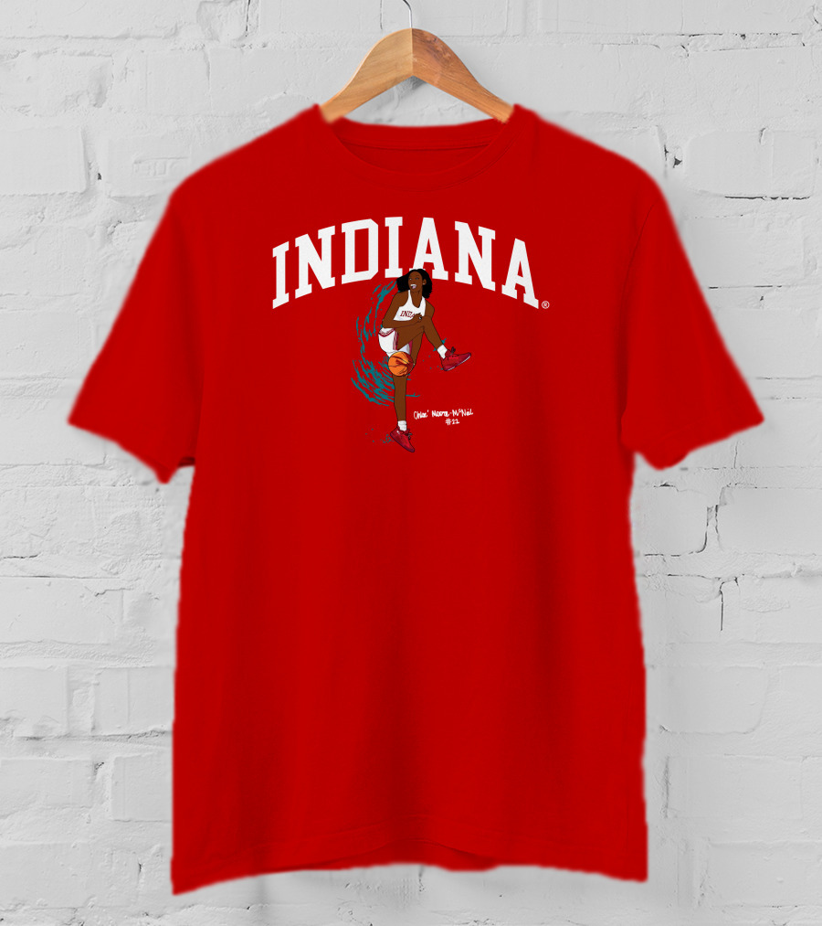 Indiana Basketball Chloe Moore-McNeil #11 T-Shirt