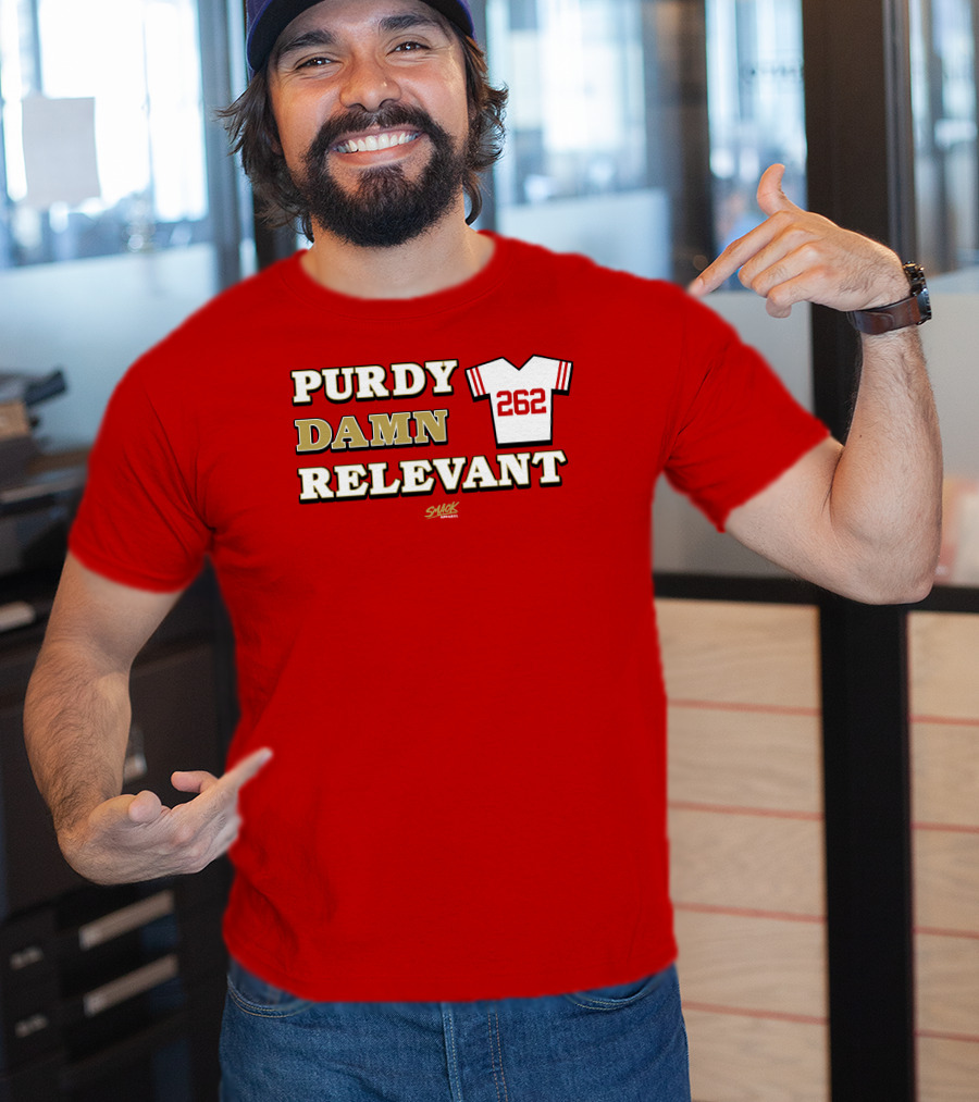 Purdy Damn Relevant 262 Football Jersey T-Shirt