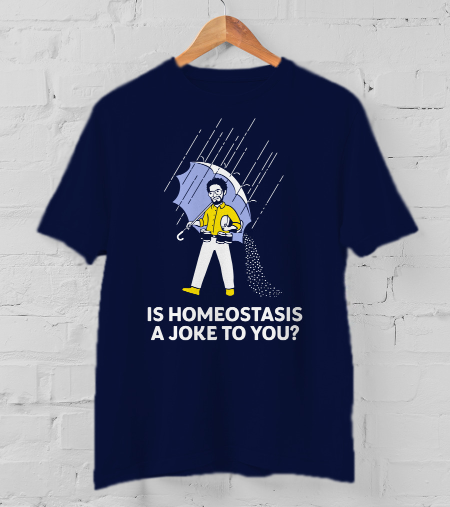Dr. Glaucomflecken Is Homeostasis A Joke To You Umbrella Comic Rain T-Shirt