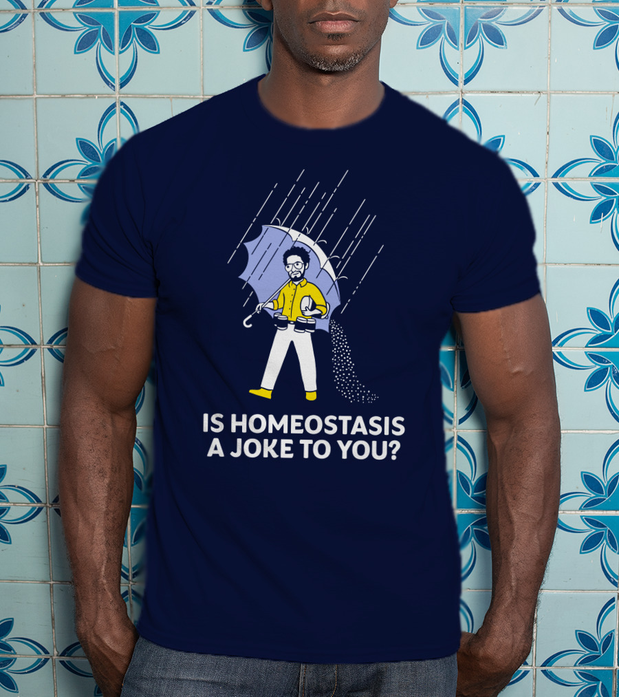 Dr. Glaucomflecken Is Homeostasis A Joke To You Umbrella Comic Rain T-Shirt
