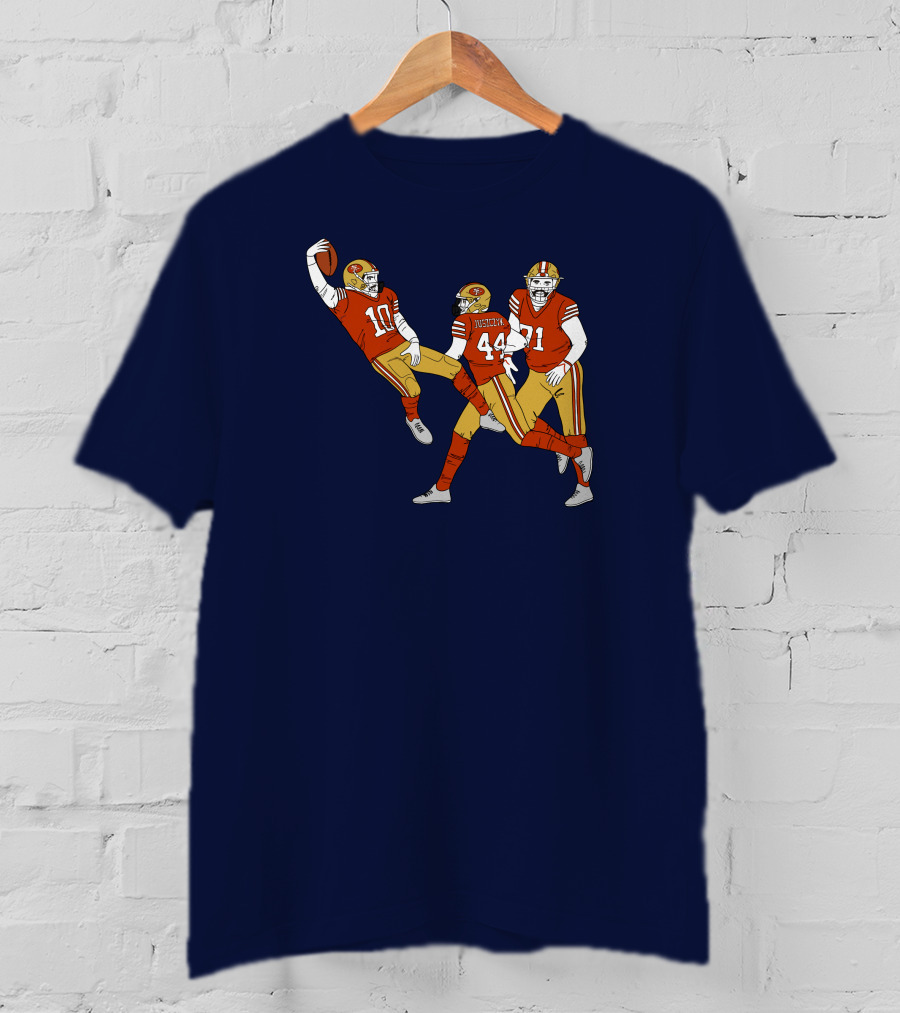 San Francisco Football Trio Marshawn Jimmy 49ers Team T-Shirt