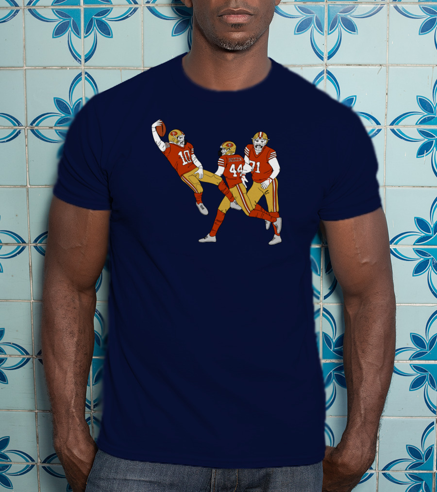 San Francisco Football Trio Marshawn Jimmy 49ers Team T-Shirt