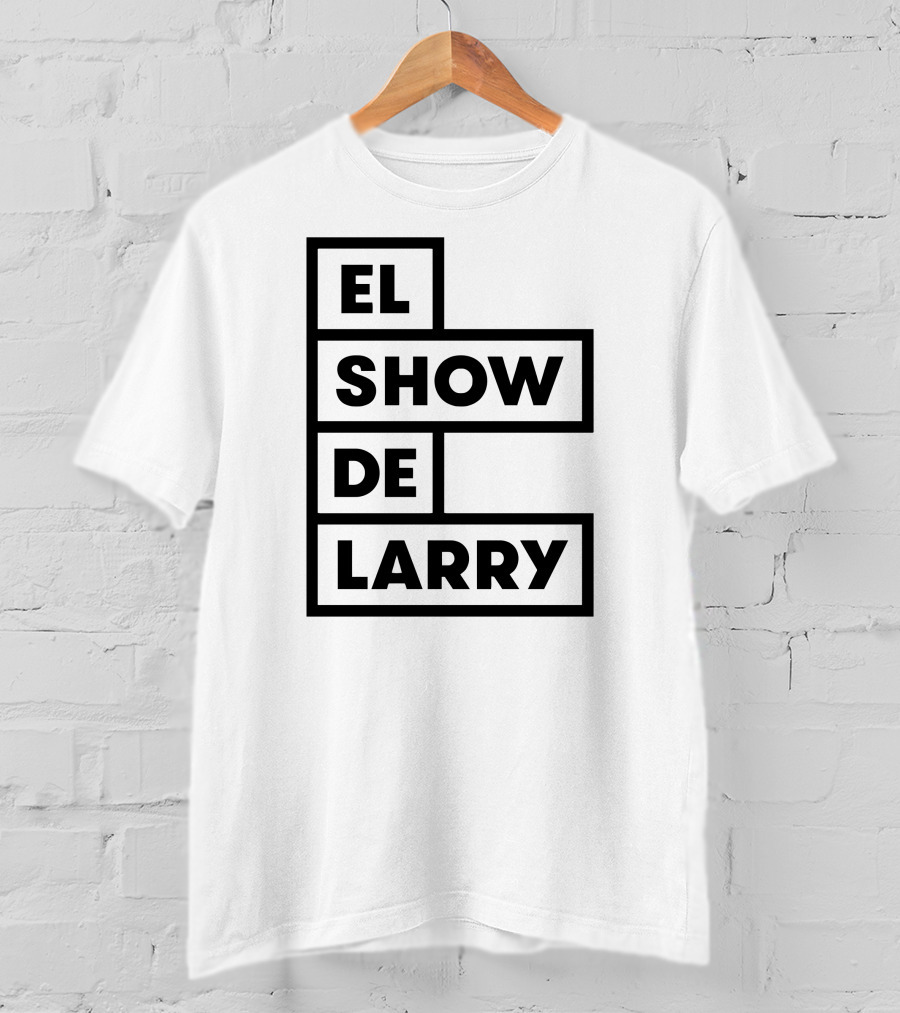 El Show De Larry Retro Block Lettering T-Shirt