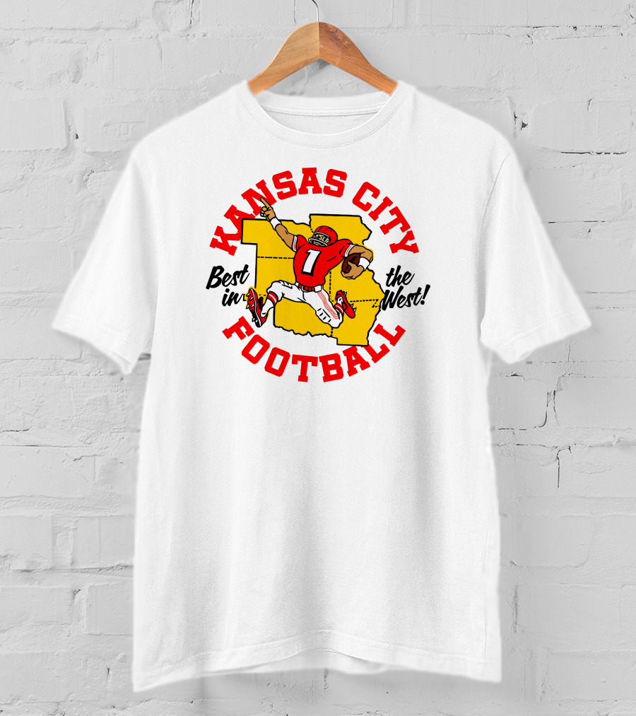Kansas City Football Best In The West T-Shirt