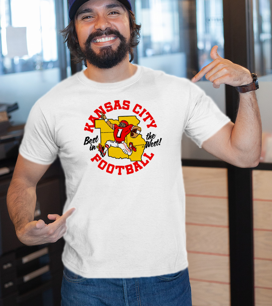 Kansas City Football Best In The West T-Shirt