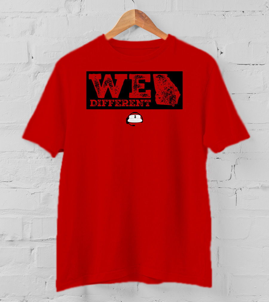 We Different Georgia Seven Six Apparel Merch T-Shirt