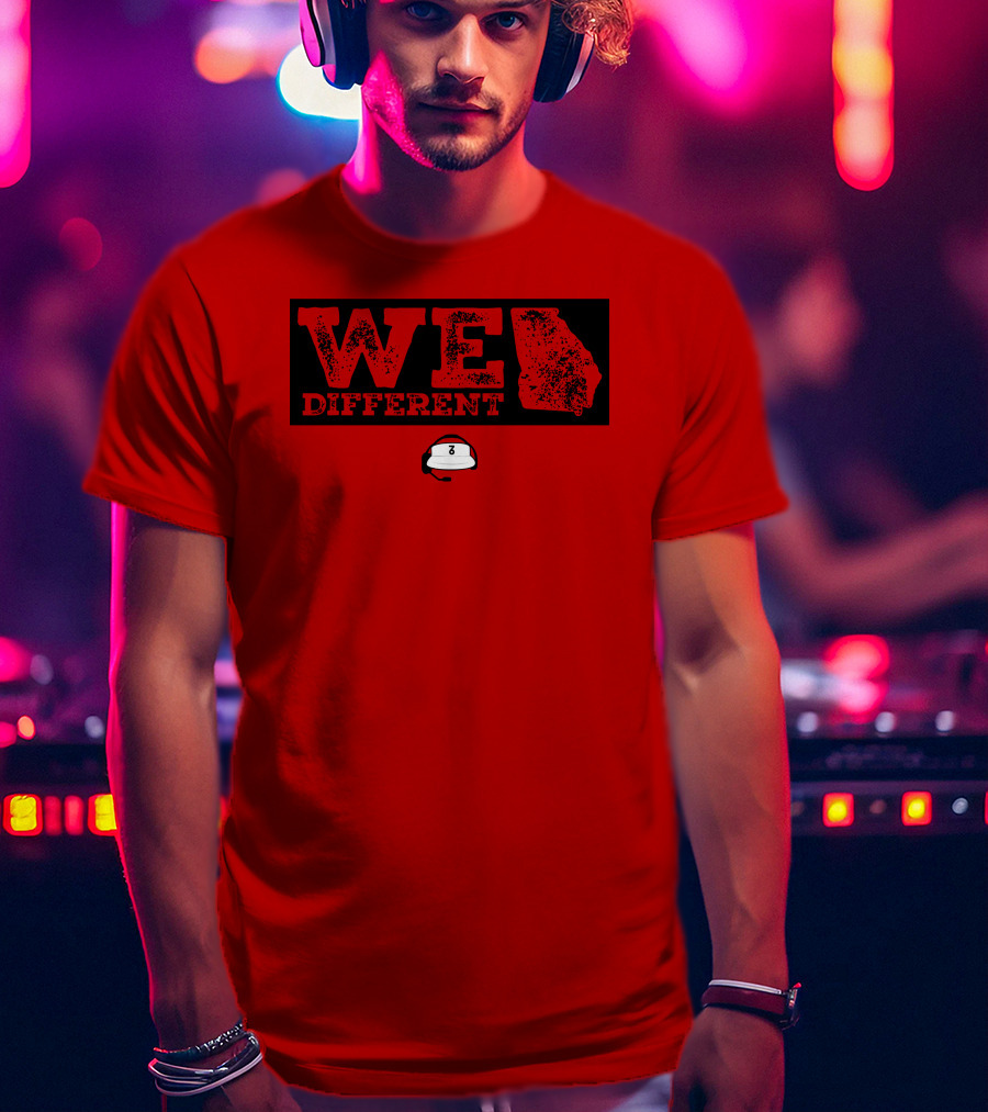 We Different Georgia Seven Six Apparel Merch T-Shirt