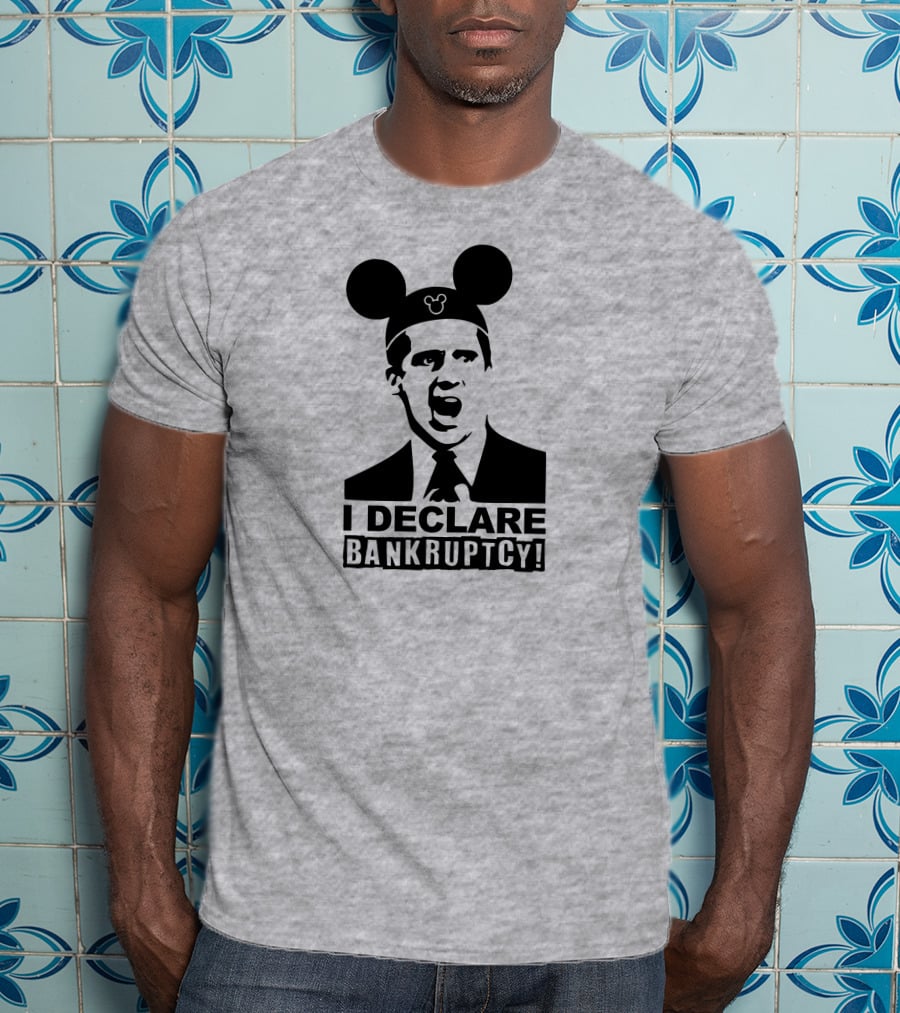 Michael Scott I Declare Bankruptcy Mickey Ears T-Shirt