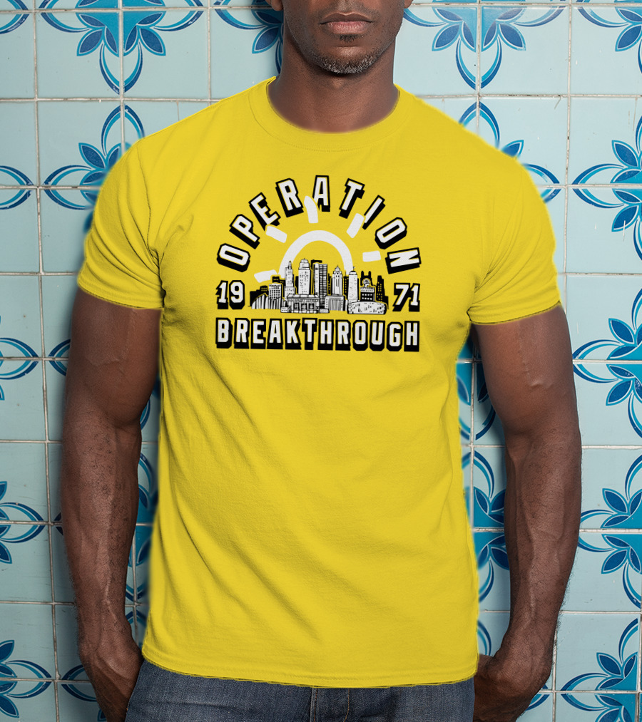 Operation Breakthrough 1971 City Skyline Charlie Hustle Merch T-Shirt