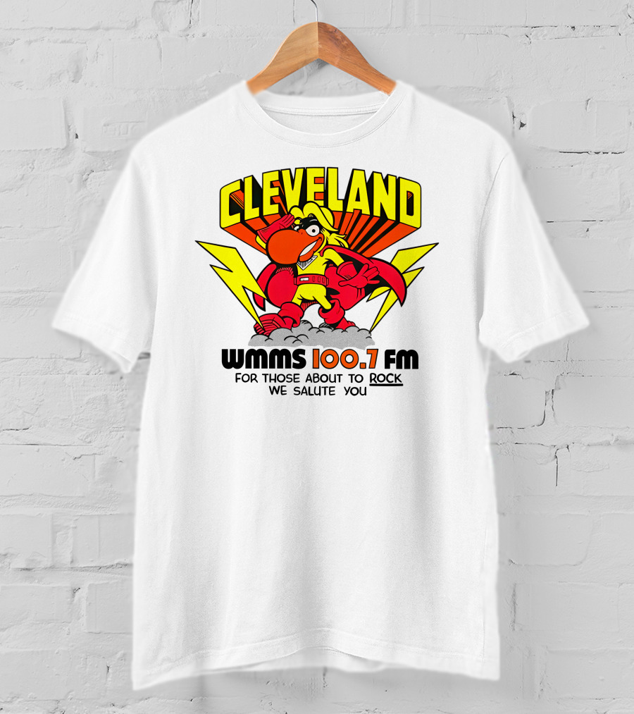 Cleveland WMMS 100.7 FM For Those About To Rock We Salute You T-Shirt