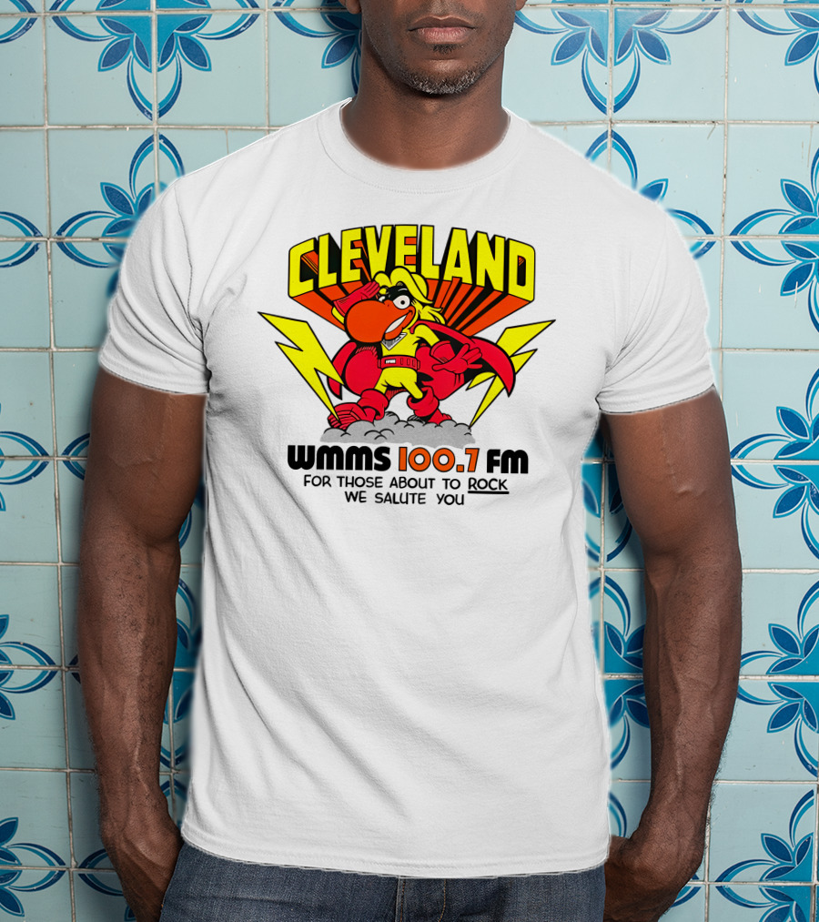 Cleveland WMMS 100.7 FM For Those About To Rock We Salute You T-Shirt