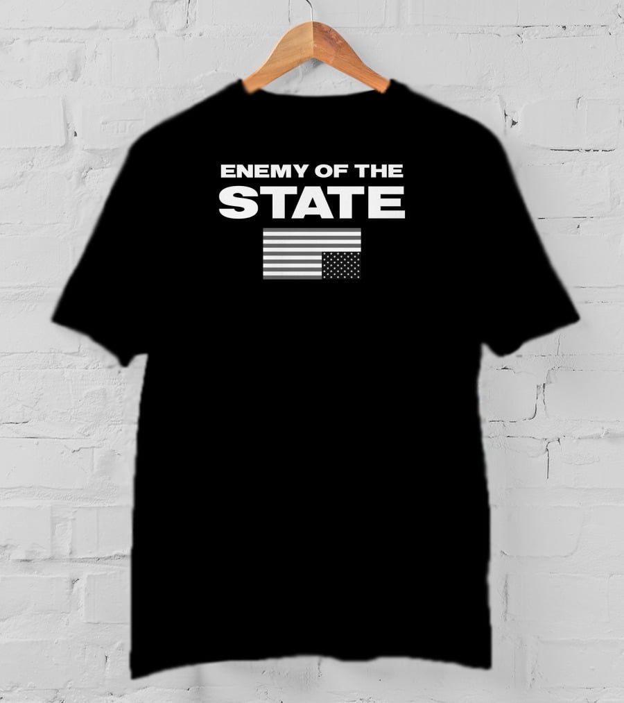 Enemy Of The State Upside Down Flag Marjorie Taylor Greene T-Shirt