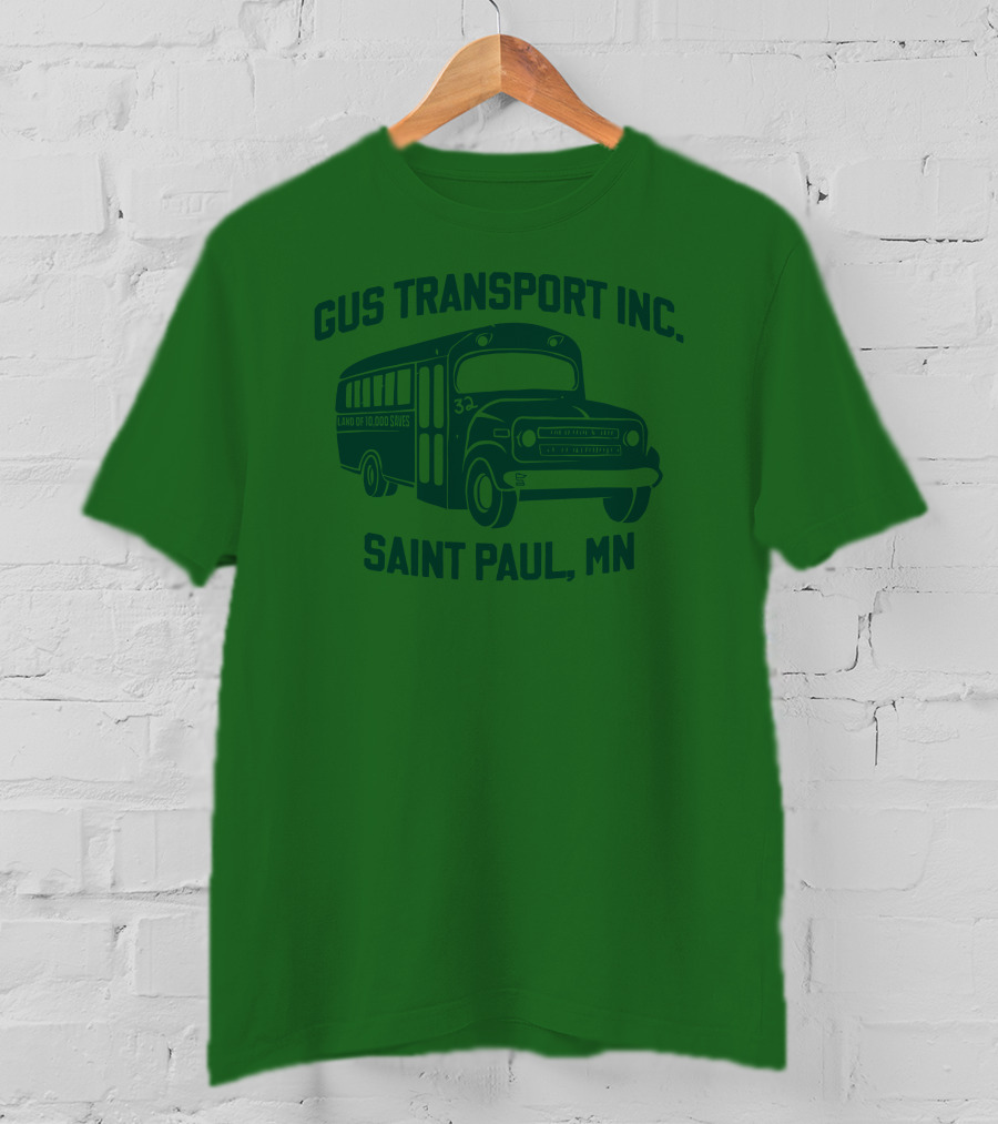 Gus Transport Inc Saint Paul MN Vintage Bus T-Shirt