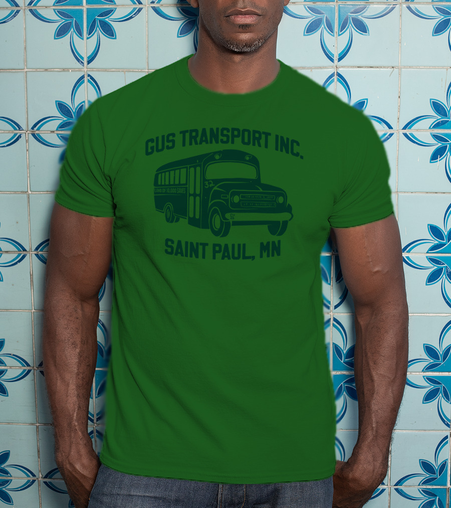 Gus Transport Inc Saint Paul MN Vintage Bus T-Shirt