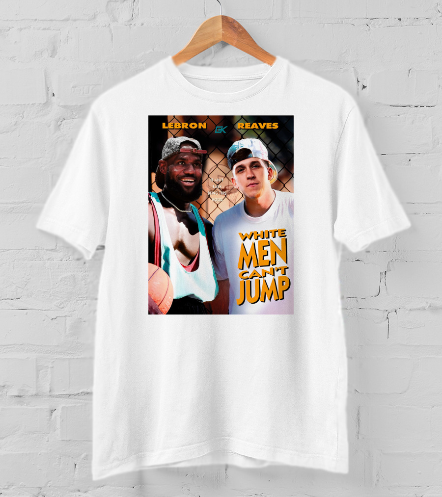 Lebron Reaves White Men Can't Jump Basketball Movie T-Shirt