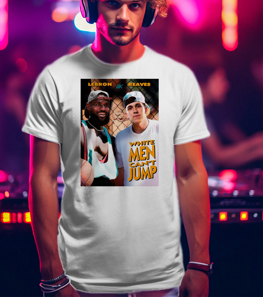 Lebron Reaves White Men Can't Jump Basketball Movie T-Shirt