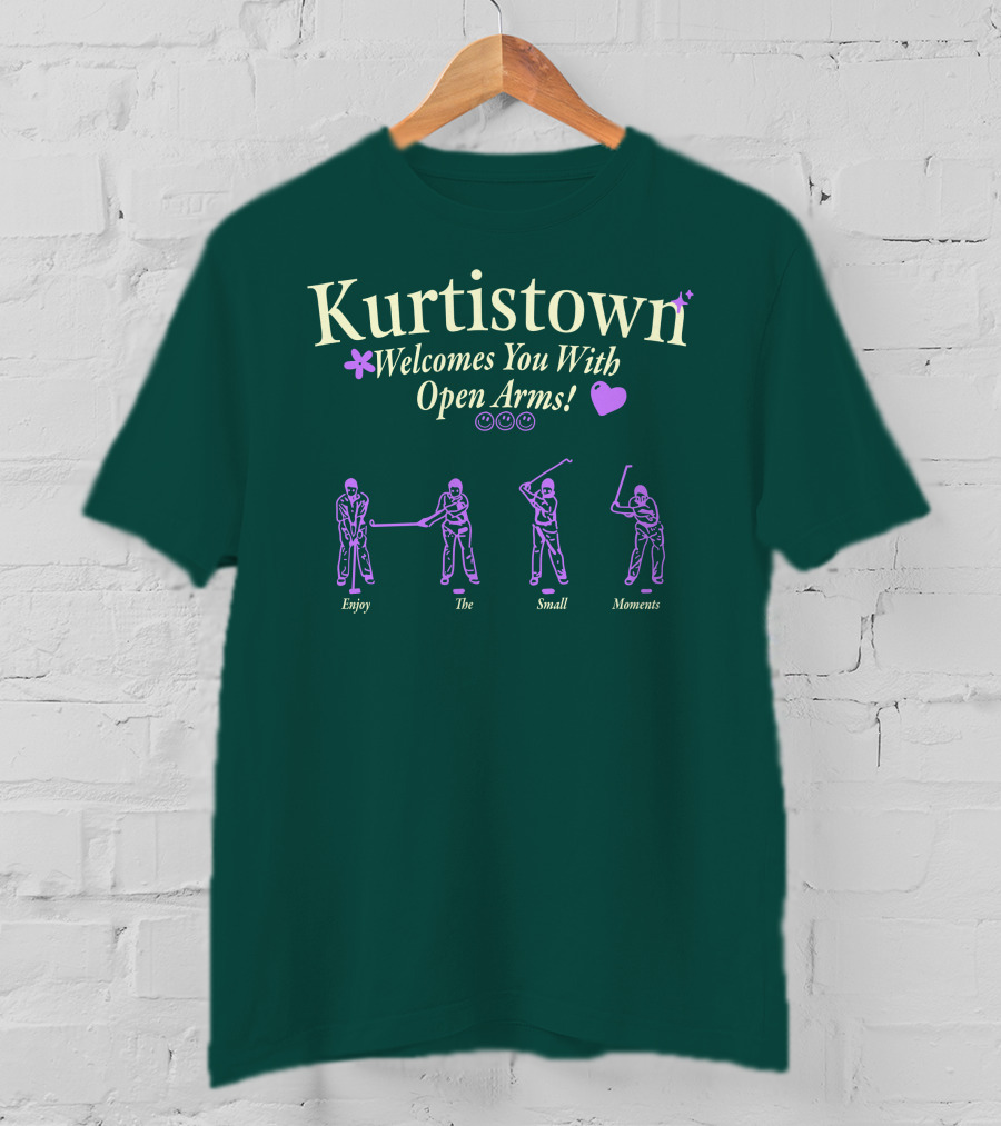 Kurtistown Welcomes You With Open Arms Enjoy The Small Moments T-Shirt
