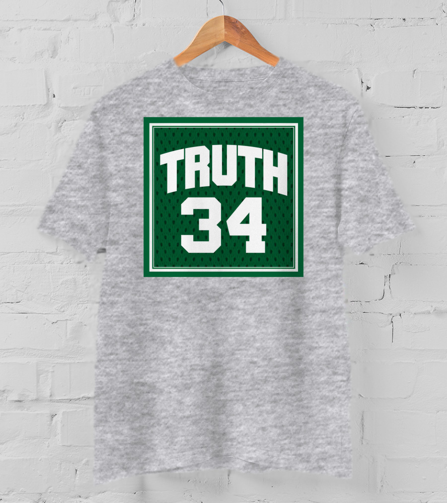 Boston Celtics Truth 34 Green Jersey T-Shirt