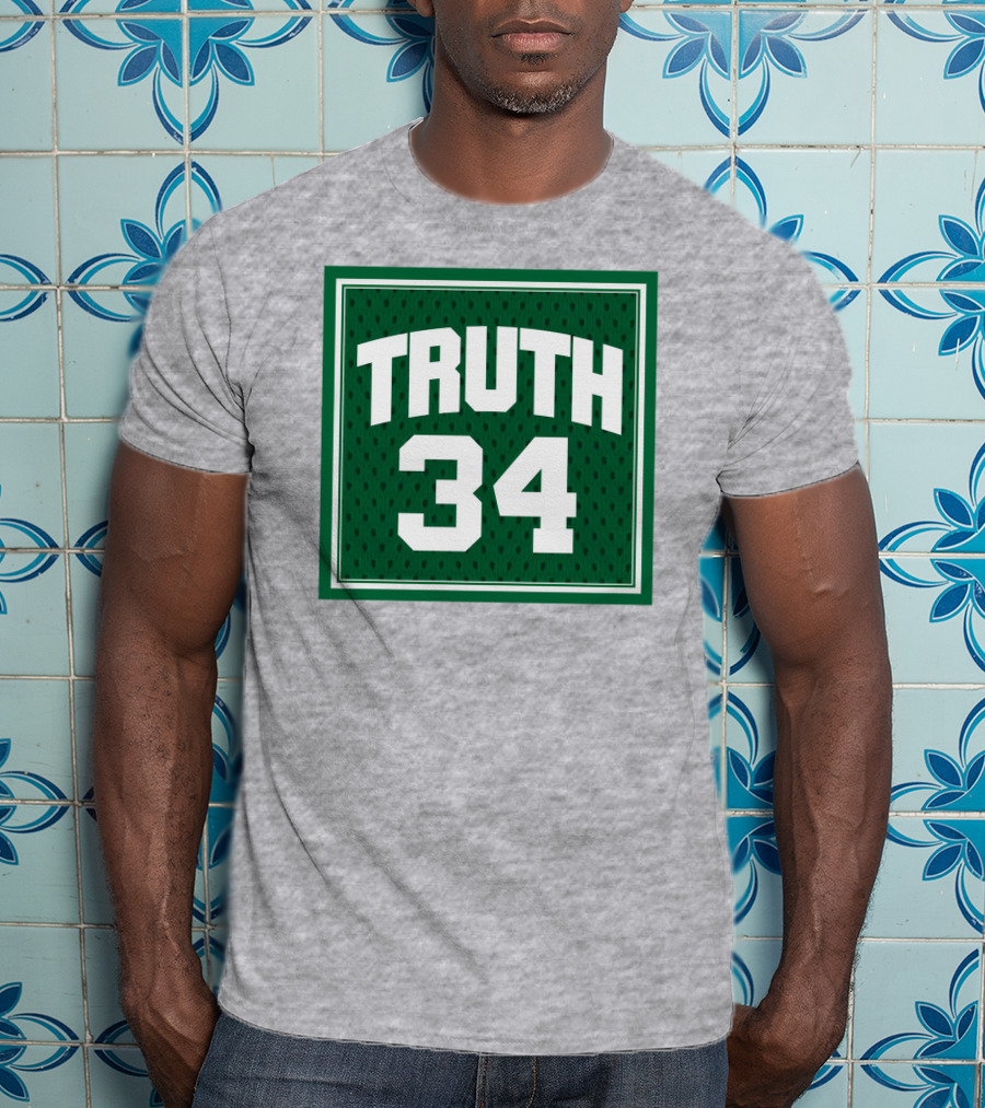 Boston Celtics Truth 34 Green Jersey T-Shirt