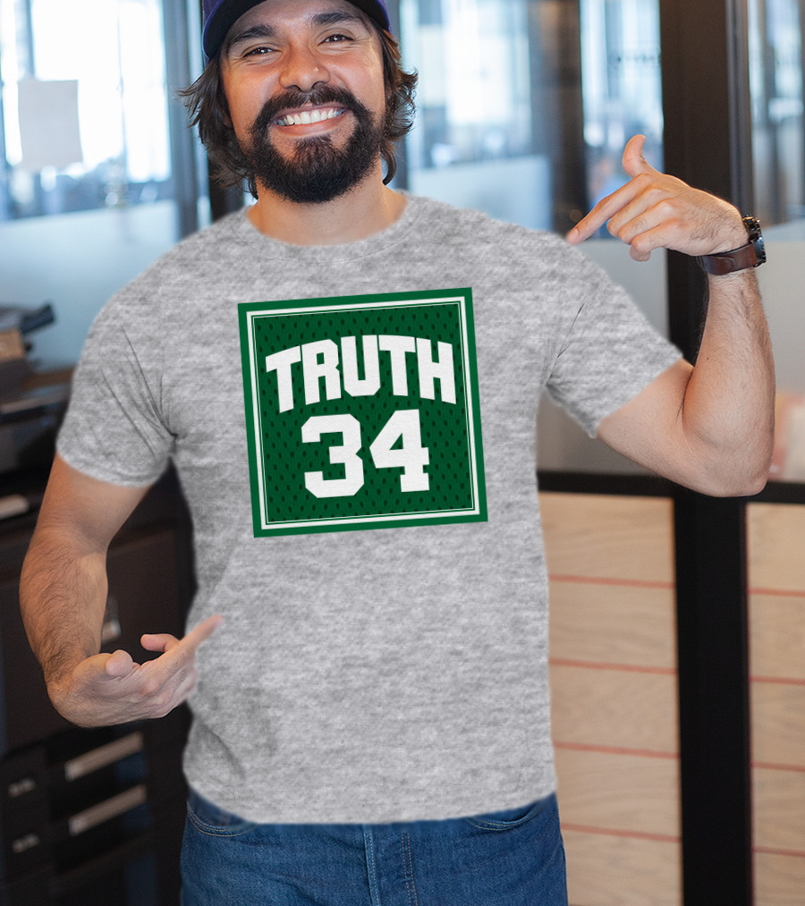 Boston Celtics Truth 34 Green Jersey T-Shirt