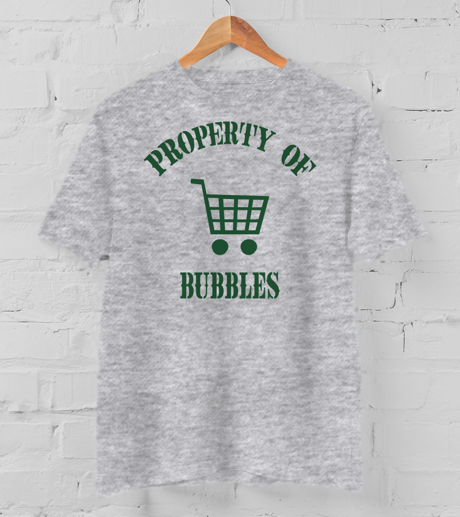 Property Of Bubbles Ziggy Sobotka Shopping Cart T-Shirt